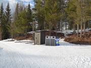 Waste separation in the Kläppen ski area