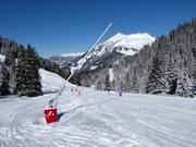 Lance snowmaking in Novatal