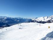 View from Cry d'Er over the Crans-Montana ski area