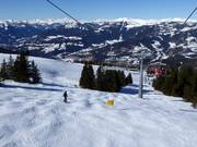 Ski route at the 8-seater chairlift Neugarten