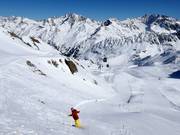 Variants at the Weißseejochbahn