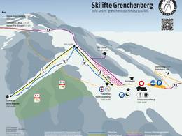 Trail map Grenchenberg – Grenchen