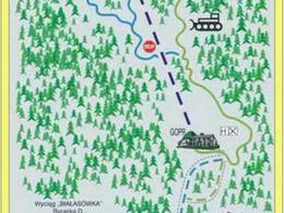 Trail map Rycerka