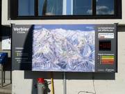 Slope map in Verbier