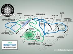 Trail map Spout Springs