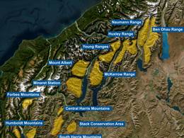 Trail map Southern Lakes