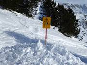 The Obertauern ski area must not be left.