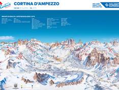 Trail map Cortina d'Ampezzo