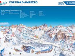 Trail map Cortina d'Ampezzo