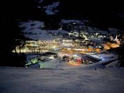 View of the Steinhaus at night