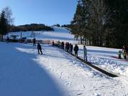 Magic Carpet on the practice slope