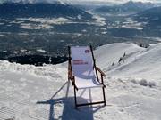 Deck chair with a view