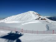 Large storage reservoirs in front of the Wildkogel for snowmaking