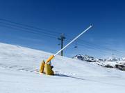 Snowmaking at Dollar Mountain in Sun Valley