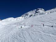 Bump line at the six-seater chairlift Engstlenalp-Jochpass
