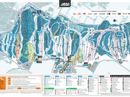 Trail map Blue Mountain Resort – Collingwood