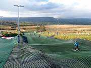 The dry slope of the Pendle Ski Club