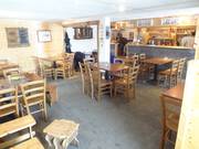 Dining area of the restaurant Les Halles de Bisanne