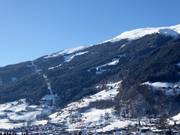 View from Bramberg to the Wildkogel ski area