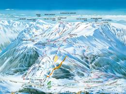 Trail map Alpe du Grand-Serre – La Morte