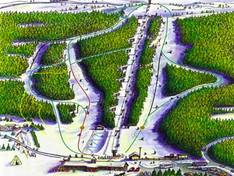 Trail map Ålen Skisenter