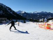 Practice area at the Seealp-Lift drag lift