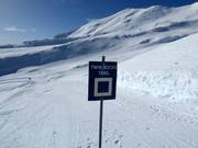 Slope signage in Whakapapa
