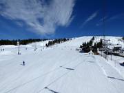 Wide slopes dominate the Idre Fjäll ski area