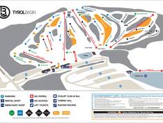 Trail map Tyrol Basin – Mt Horeb