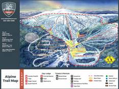 Trail map Baldy Mountain Resort