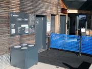 Well-maintained restrooms at the Naifjochbahn