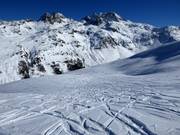 Off-piste slopes in Splügen