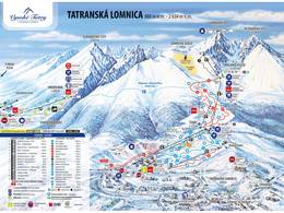 Trail map Tatranská Lomnica
