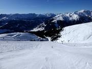 Difficult slope at the Falschbachbahn