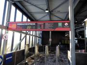 Information at the entrance to the Wimbachexpress