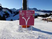Signposting on the slopes
