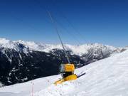 Snowmaking in Bormio