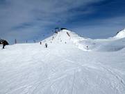 Start of the Belvedere slope