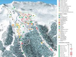Trail map Vitosha/Aleko – Sofia
