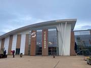 SnowWorld Bispingen indoor ski hall from the outside