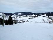 Descent at the Wilhams ski lift