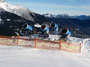 The snow cannons are ready