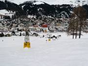 Beginners feel comfortable at the Bolgen ski lift.
