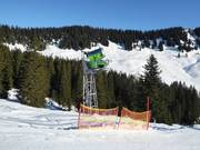 Snow cannon in Grasgehren