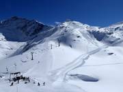 View of the intermediate slope Medelz