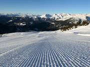 Perfectly groomed slopes in Reinswald