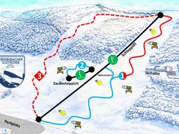 Trail map Hesselbacher Gletscher – Bad Laasphe