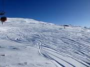 Off-piste descents at Lastè