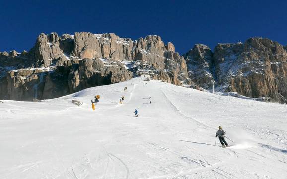 Skiing in Karersee (Carezza al Lago)