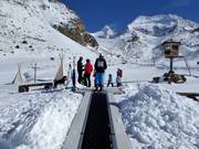 Presence at the conveyor belt exit